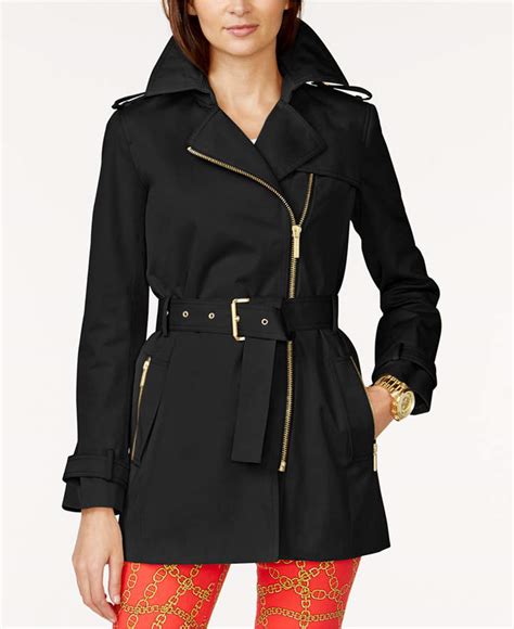 michael kors long trench coat|Michael Kors trench coat women.